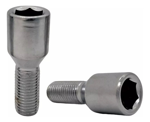 5 Parafuso Roda Allen Vw Gol Bola + Chave Allen 17/19mm 1