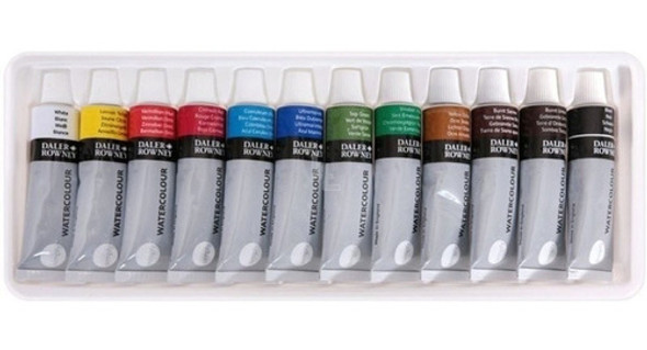 Acuarelas Daler Rowney Simply X 12 Colores 1