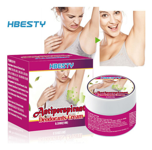 Creme Para Odores Nas Axilas, Odor Desagradável, Antitranspi 0