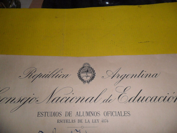 Antigua Papeleria Consejo Nacional Educacion 1932 Mackenna 0