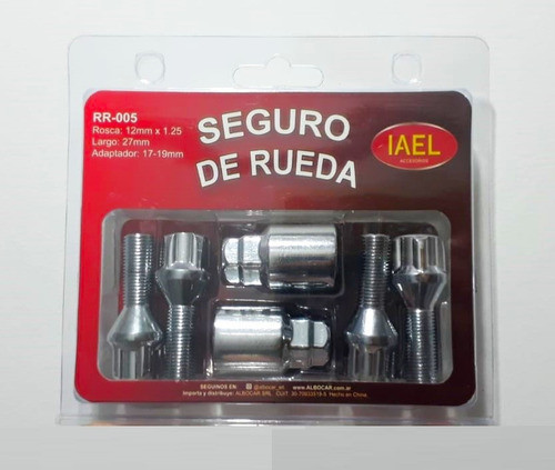 Bulones Antirrobo Fiat Palio Siena Peugeot 206 306 0