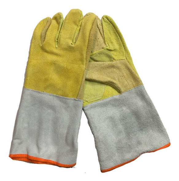 Guante De Cuero Descarne Amarillo De Pascale 1