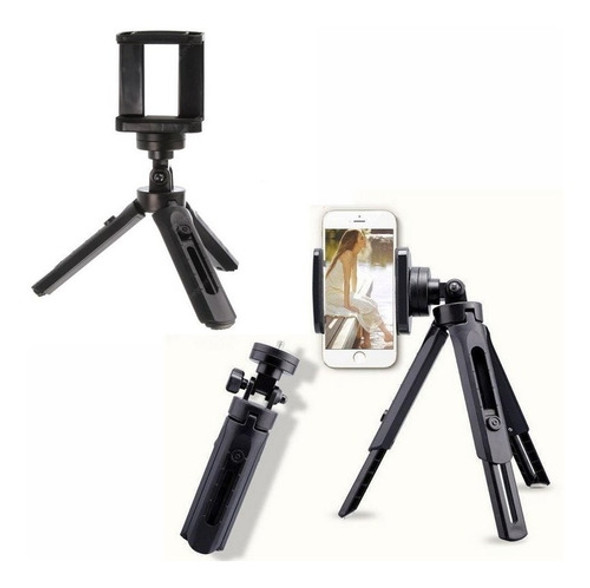 Mini Tripode De Mesa Para Celular Camara Horizontal Vertical 0