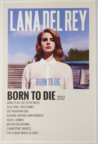 Poster Lamina Lana Del Rey Born To Die Laser Clasicos 0