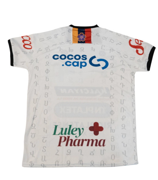 Deportivo Armenio Camiseta Alfabeto Blanca – Official Soccer Jersey – Argentinian Football Team Deportivo Armenio Camiseta Alfabeto Blanca – Official Soccer Jersey – Argentinian Football Team