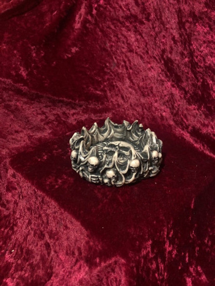 Cenicero Calavera Craneo En Resina Siniestraparanoia 1