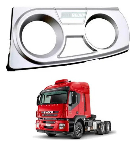 Acabamento Farol Milha Neblina Le Esquerdo Para Iveco Strali 0