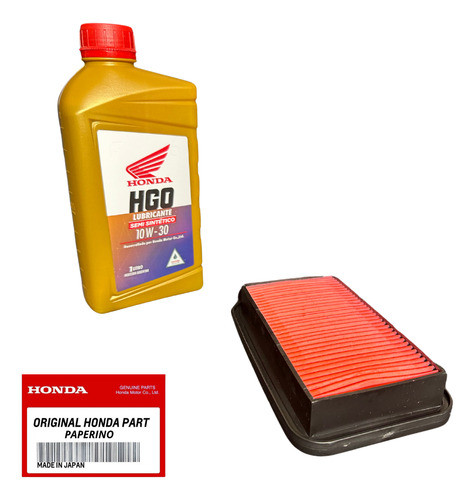Kit Service Orig Honda Glh150 Semi-sintéti + Filtro Paperino 1