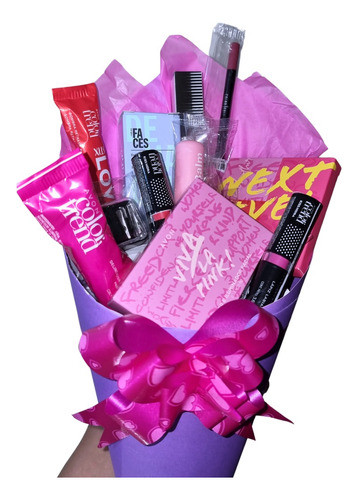 Set Maquillaje Ramo Regalo Quinceañera Aniversario Premium 0