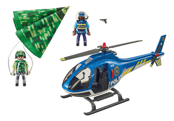 Playmobil City Action Helicóptero De Policía 70569 1