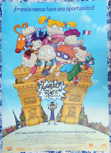 Rugrats En París Paramount Poster De Cine Original 100x70 Cm 0