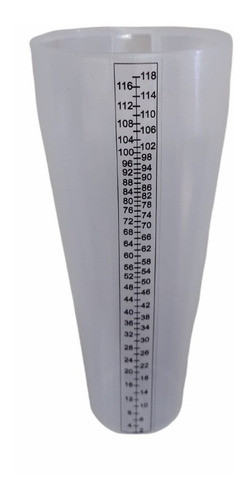Pluviometro Plastico Medidor Lluvia De 118 Mm Con Soporte 0