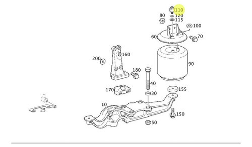 Sensor Pressao Ar Mercedes... 1