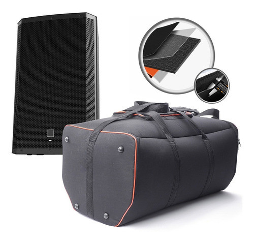 Case Bolsa Capa Bag Para Caixa Electro Voice Zlx 15p Premium 0