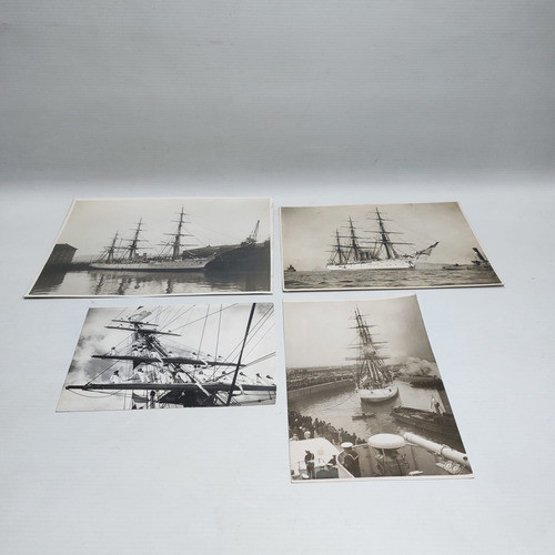Antiguas Fotos Fragata Sarmiento Lote X 4 Mag 63971 0