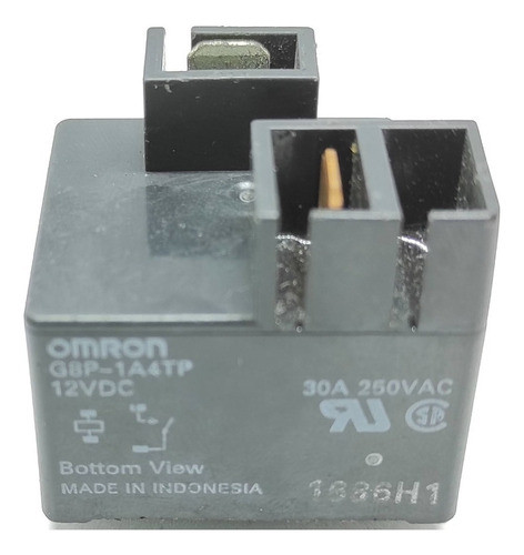 Rele Relay G8p-1a4tp- 12v Dc 30a 4pin Inferior 2pin Superior 1