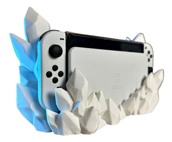 Base Dock Decorativo Cristales Nintendo Switch 0