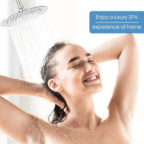 Ducha De Alta Presión Con Cabeza Ajustable De 15 Cm 1