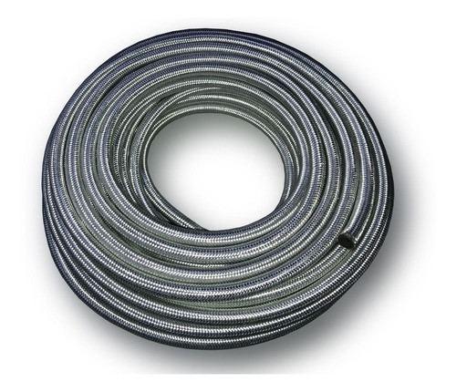 Manguera De Caucho Mallada De Acero Inoxidable 18mm 1