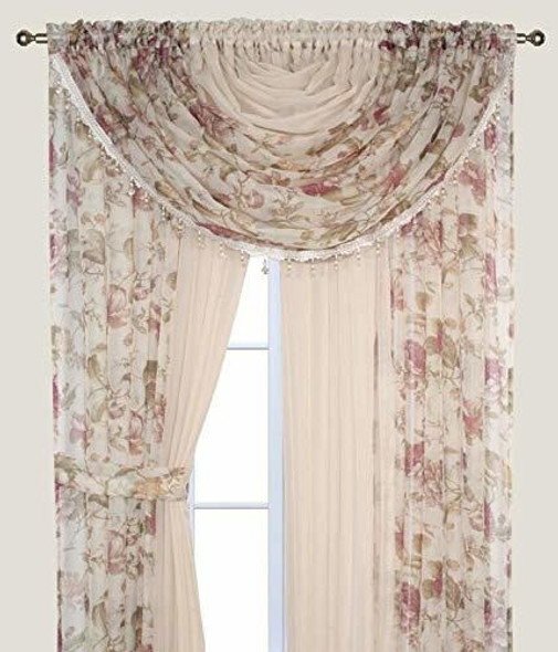 Zafiro Casa Juego Completo De Cortinas Con 4 Paneles 55 X 84 0