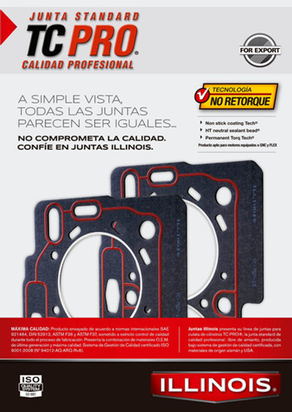 Junta Distribucion Illinois P/ Ford Tractor Valmet 110 Id 1