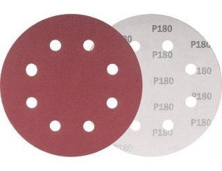10 Disco De Lija Con Velcro Para Yeso 180mm G240 Vonder 1