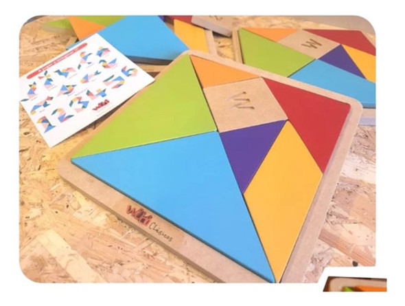 Maxi Tangram De Madera Rompecabezas Tetris 1