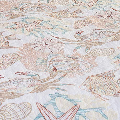 C Y F Home Key Biscayne Juego De Colcha Fullqueen Bronceado 1