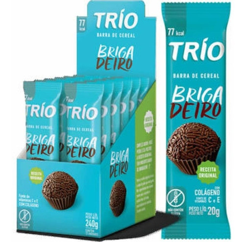 Barra De Cereal Trio Brigadeiro Cx 12 0