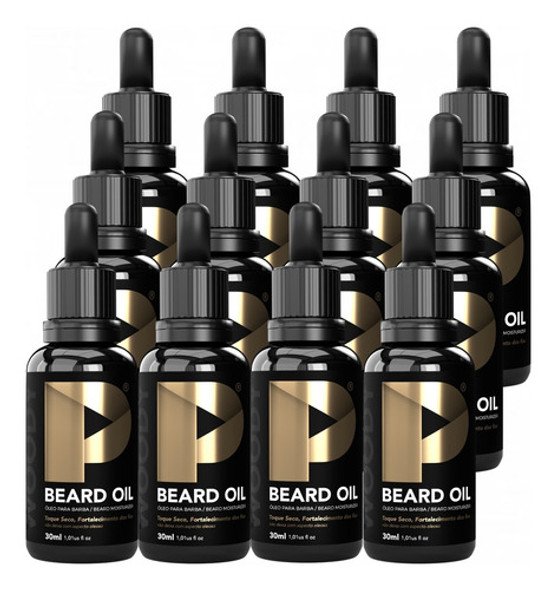 Óleo Para Barba Play Barber 30ml Perfumado Woody 12 Unidade 0