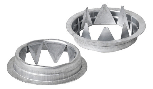 Anel Dentado Universal Galvanizado Para Chaminé Zatti - 0000 0