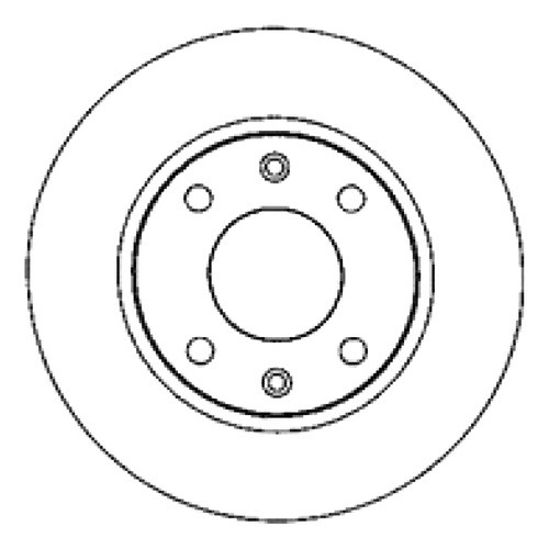 Disco Freno Del (247mm) Breme Citroen Zx 96-98 0