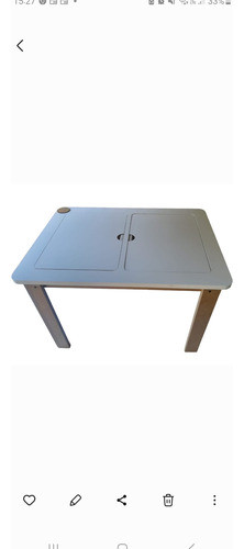Mesa Sensorial Montessori + Silla Cubo Pintadas Mdf18 1