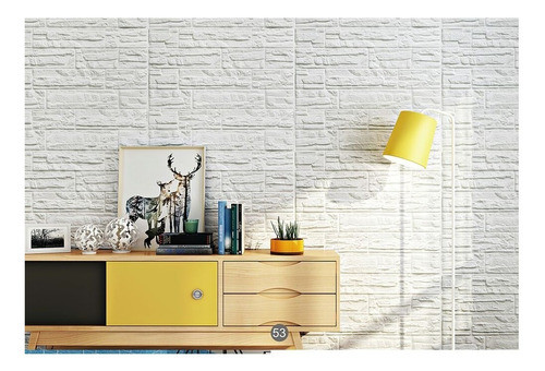 Revestimiento Autoadhesivo Simil Piedras Rectangulares 0