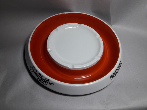 Cenicero Publicitario Hartford Porcelana Whisky Old Smuggler 1