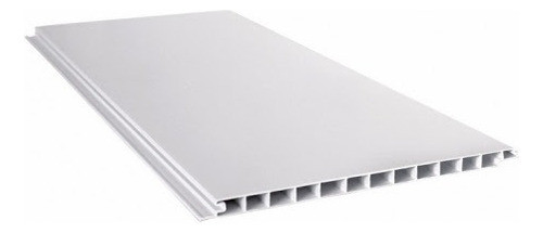 Paquete 10 Tablas De 3 Mts Machimbre Pvc Blanco 200x10mm 1
