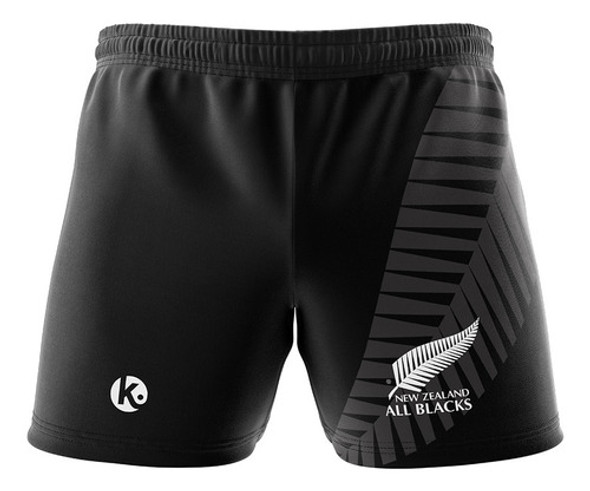 Short Rugby Kapho All Blacks Full Black New Zealand Niños 0