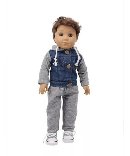 Ropita De Muñeca Conjunto De Varón Muñecos Campera Jean 0