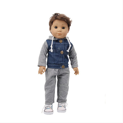 Ropita De Muñeca Conjunto De Varón Muñecos Campera Jean 1