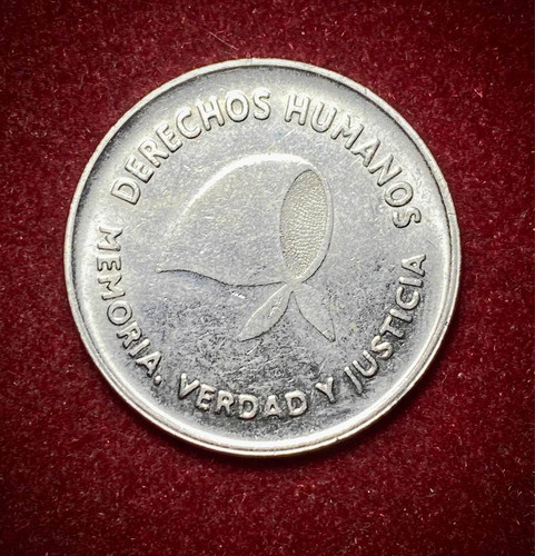 Moneda 2 Pesos Argentina 2006 Derechos Humanos Km 161 0