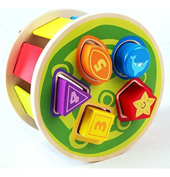 Hape Sorter De Forma De Madera Tire Toy - Hape Educational T 1