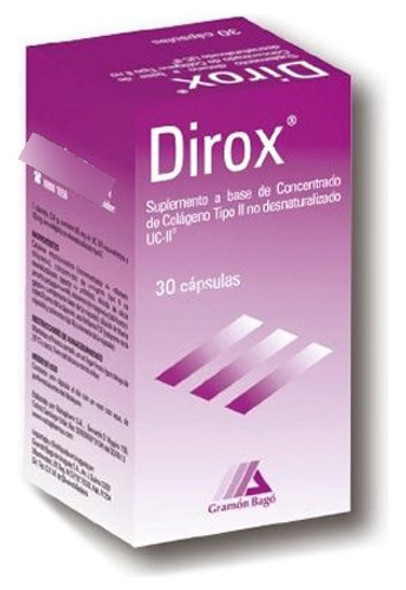 Dirox® X 30 Cápsulas | Colágeno Tipo Il No Desnaturalizado 0 Dirox® X 30 Cápsulas | Colágeno Tipo Il No Desnaturalizado 0