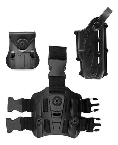 Coldre De Perna Pistola Spark  + Pad De Cintura Só Coldres 0
