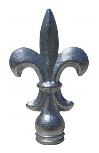 Punta Reja Puerta Porton Flor De Lis Germana Adorno Aluminio  X 10u 0