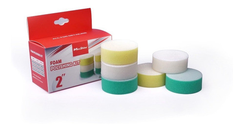 Max Shine | Kit Combo | 2 Pulgadas | 6 Pads Cut Polish Finis 0