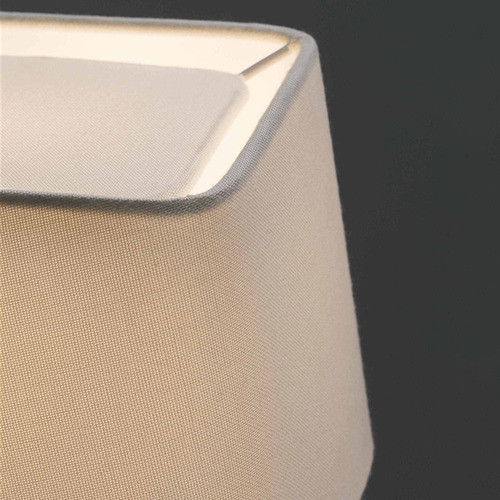 Portátil De Pared Cuad Pant Textil Blanca E27 15w 1