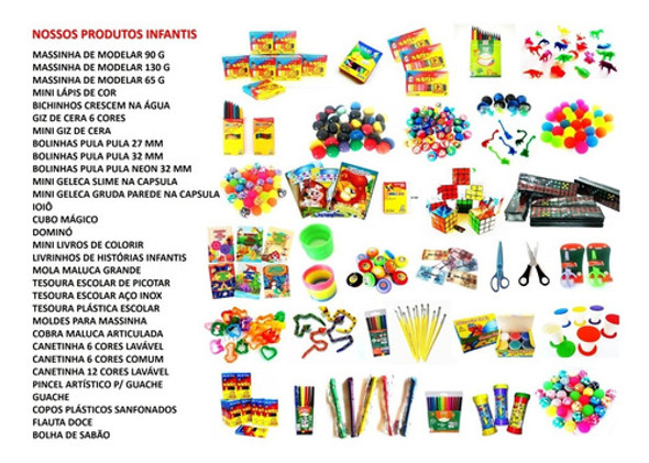 10(massinha Modelar + Mola + Ioiô + Quebra Cabeça) 20 Moldes 1