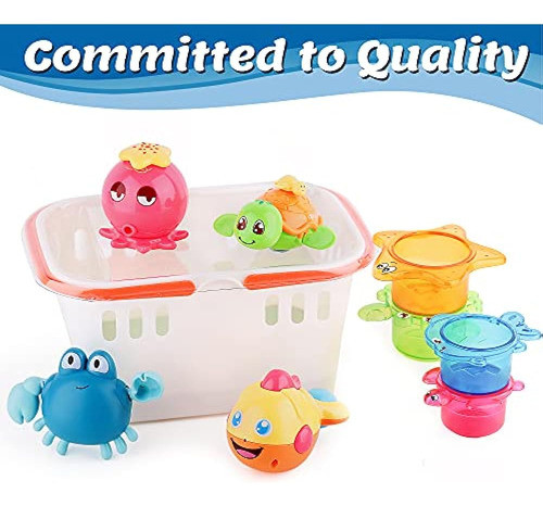 7 Piezas Con Tazas De Juguete De Baño De Animales  Iplay Ile 1