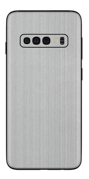 Skin Premium - Adesivo Aço Escovado Samsung Galaxy S10 0