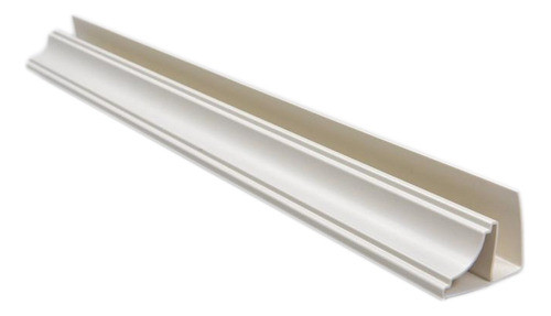 Perfil Borde Moldura Pvc Blanco 2 Mts 14,5 Mm Cielorraso 0